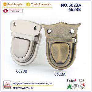 6623 하이 엔드 가죽 가방 장식 잠금 하드웨어 액세서리 턱 걸쇠 잠금 - Product Image 3