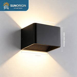 Promotion : Applique Murale LED Encastrée Moderne Simple Noire et Blanche pour Intérieur, Contrôle par Interrupteur, Idéale pour Couloir, Escalier, Corps en Fer, Maison et Bureau - Product Image 6