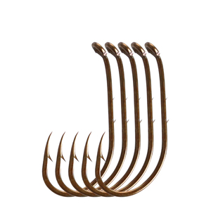 Hameçons de <span class=keywords><strong>p</strong></span>êche de marque W.<span class=keywords><strong>P</strong></span>.E, <span class=keywords><strong>5</strong></span> paquets/lot, hameçons à ardillon, taille 1 # -4 #   1/0 # -4/0 #   Hameçon de <span class=keywords><strong>p</strong></span>êche à la carpe en acier à haute teneur en carbone coréen, matériel de <span class=keywords><strong>p</strong></span>êche - Product Image 1