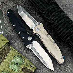 High Hardness D2 Steel Blade <b>Multi</b>-Functional DIY Utility Outdoor Pocket Knife G10 Fiber Handle Folding EDC Survival <b>Tool</b> - Product Image 2