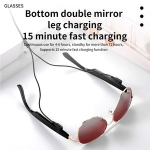 Lunettes de <span class=keywords><strong>soleil</strong></span> intelligentes sans fil avec contrôle tactile UV380 Protection des yeux Fonction musicale-Casque d'appel BT à la mode Matériel VR - Product Image 6