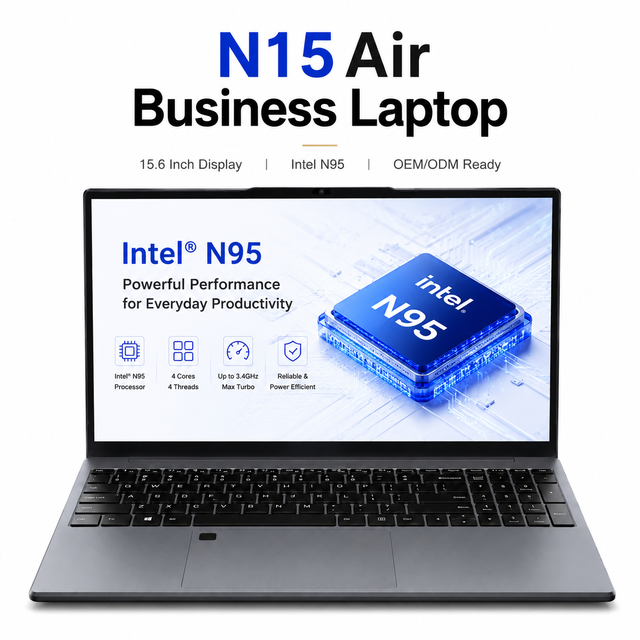 Yifang 15.6 Inch Commercial Laptop Intel FHD Screen Portable Office Computer Business Notebook OEM Factory Export Windows 11