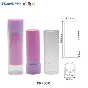 <b>Lipstick</b> Tube Magnet Buckle <b>pink</b> <b>Lipstick</b> Tube Plastic Lip Plumper Dual Lip Balm Tube <b>Lipstick</b> Packaging - Product Image 2