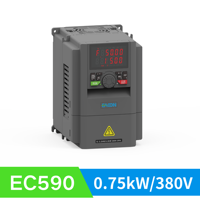 Variador de Frecuencia EC590 Trifásico 380V 0.75kW, Inversor de Frecuencia CA, VSD, VFD