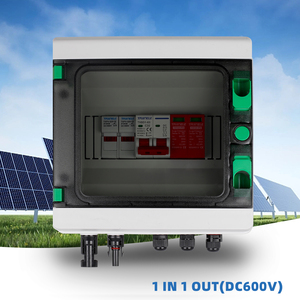 Năng lượng mặt trời quang điện PV DC Combiner Box Surge chống sét 1 đầu vào 1 ra DC 600V cầu chì MCB SPD HA hộp chống thấm nước IP65 - Product Image 4