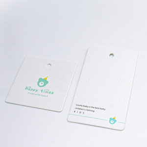 Factory Direct Sale Free Design Customizable Printed Logo &amp; Brand Name Hang <strong>Tag</strong> Garment Paper Hang <strong>Tags</strong> for Clothing - Product Image 4