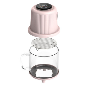 267163 700W Vente en gros Nouvelle <span class=keywords><strong>friteuse</strong></span> à air compacte 3L, mini <span class=keywords><strong>friteuse</strong></span> électrique en verre 3 litres - Product Image 3