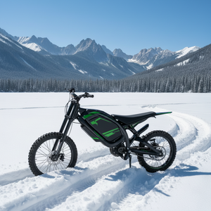 Cruiser Dirt Bike Motorcycle Scooter <b>72V</b> Lithium <b>Battery</b> Sportbike with 80km/h Speed Made in China & GUA - Product Image 1