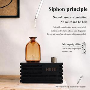 <span class=keywords><strong>Diffusore</strong></span> di Aromi Portatile in Legno Naturale e Vetro, Senza Acqua, per <span class=keywords><strong>Oli</strong></span> <span class=keywords><strong>Essenziali</strong></span> Puri, Ricaricabile, per Benessere Domestico - Product Image 3