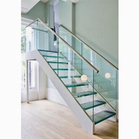 DAIYA — escalier en verre trempé, avec ficelle blanche