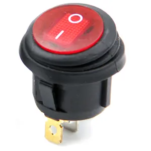 Interruptor basculante impermeable iluminado on-off 3 pin 13a 250V