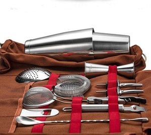 Nhiệm Vụ Nặng Nề Bartender Kit Tùy Chỉnh Công Cụ Thiết Lập Cán Tote Lưu Trữ Thanh Công Cụ Shaker Cho Thợ Mộc Kit Đa Cuộn Pouch Toughbuilt - Product Image 6