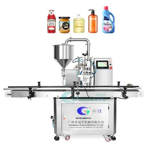 Fully Automatic Single Head Filling Machine Ketchup Mayonnaise Filling Salad Chili Sauce Blueberry Jam Olive Oil Filling Machine