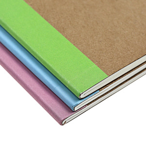 <span class=keywords><strong>Quaderno</strong></span> per esercizi in carta kraft ecologica BECOL all'ingrosso, personalizzabile, colorato, A5, con rilegatura cucita, <span class=keywords><strong>quaderno</strong></span> diario rinforzato - Product Image 3