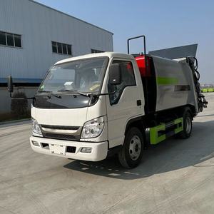 Camionnette à benne basculante diesel <span class=keywords><strong>4x4</strong></span> en gros d'usine, <span class=keywords><strong>occasion</strong></span>, vente de déchets, 115KW 148KW 5.8CBM, mini compacteur à déchets diesel pour Foton - Product Image 6