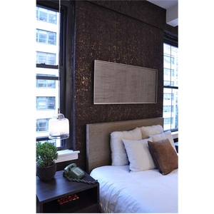 MYWIND — papier peint de luxe en liège, 0.91x5.5M par rouleau, couleur noir-marron et or, rideaux de salle en gros pour décoration de maison - Product Image 6