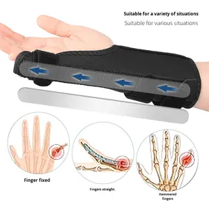 Penyangga Jari <span class=keywords><strong>Trigger</strong></span> <span class=keywords><strong>Finger</strong></span>, Penyangga Jari Kelingking, Penyangga Jari Kecil, Penyangga Pergelangan Tangan untuk Carpal Tunnel, Arthritis, Tendonitis - Product Image 2