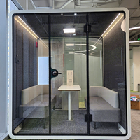 Cabine téléphonique acoustique Bureau insonorisé Cabine de réunion Étude privée Space Pod