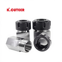 Mandrin à quatre mors carré hexagonal de qualité supérieure KEENCUTEER ER/25/32/40 pour outils d'usinage de précision