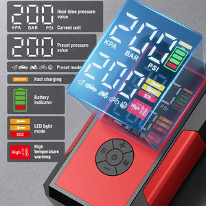 Hot Selling Nood Luchtcompressor Pomp Auto Jump Starter Power Bank Elektrisch Draagbaar Digitaal Met Batterijcapaciteit 1000 - Product Image 5