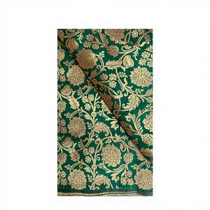 Tissu en crêpe brocart de 115 grammes, tissu en crêpe brocart de qualité supérieure pour sari, robe, chemisier et vêtements ethniques - Product Image 1