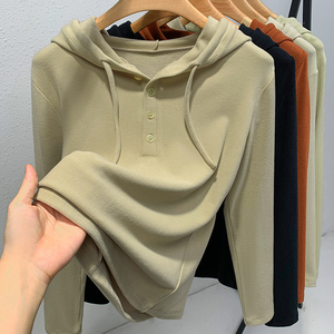 2026 <b>Spring</b> New Arrival Loose Trendy Women Hoodie Fleece Thickened 350G Double Zipper <b>Cardigan</b> Hoodie - Product Image 6
