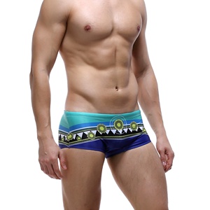 Calzoncillos bóxer de <span class=keywords><strong>natación</strong></span> deportivos sexis de tiro bajo para hombre a la moda personalizados para hombre - Product Image 3