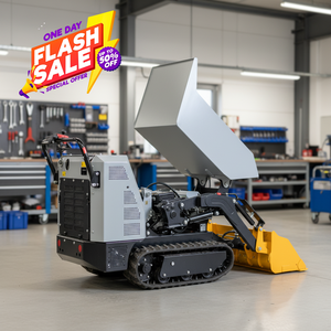 Envío Gratis, Gran Oferta, Mini Camión Volquete Barato, EPA CE EUR5, Autocargable, Mini Dumper con Orugas de Goma - Product Image 3