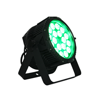18*10W RGBW 4en1 Éclairage de scène LED Par pour discothèque en plein air, étanche, DJ