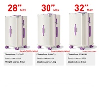 Ensemble de bagages PC grande capacité 20-32 pouces avec serrure à combinaison, robuste, durable, compartiment profond, roues multidirectionnelles ultra-légères