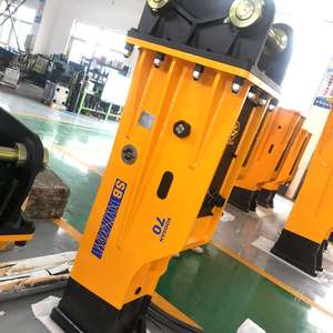 Martillo hidráulico silencioso tipo caja sb70 de Soosan para construcción y demolición, rompedor de rocas para excavadoras de 16-21 toneladas. - Product Image 6