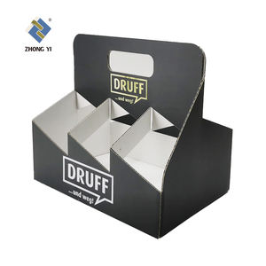 Custom Logo Kraft Bierflesdrager Pakket Karton 4 6 Pack Fles Drager Wijnkist Houder - Product Image 5