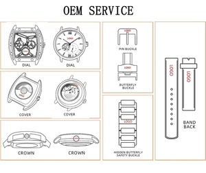 Đồng Hồ Lộ Xương Cổ Điển Đồng Hồ Tự Động Tùy Chỉnh Kinh Doanh Đồng Hồ Nam Thường Ngày Nhà Sản Xuất Siêu Mỏng Chống Nước Tối Giản - Product Image 6