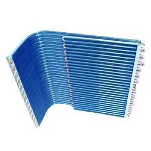 Finned copper tube L condenser coil for air conditioner