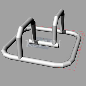 Детский белый надувной гоночный трек - Product Image 5