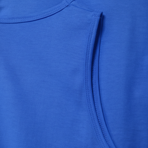 เสื้อกล้ามผ้าฝ้ายแห้งเร็วสไตล์สปอร์ตสำหรับผู้ชาย พร้อมสีที่ปรับแต่งได้และลายพิมพ์เรียบง่าย-ใช้ในยิม คลังสินค้าในสหรัฐอเมริกา - Product Image 4