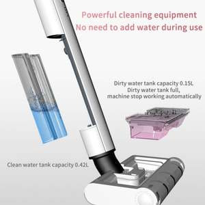 LANJI OEM LJ-GL01 balai électrique portatif sans fil à batterie 2200mAh balai domestique humide et sec pour usage industriel - Product Image 2