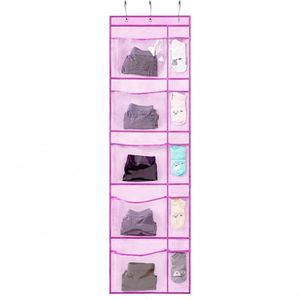 Organizador de Ropa para Habitación Infantil, Bolsa de Almacenamiento Colgante Multifuncional Plegable de 5 Niveles, 145x43cm, 10 Bolsillos, Organización Semanal de Ropa - Product Image 6