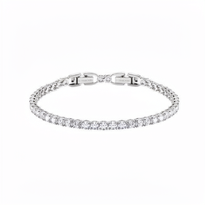 <span class=keywords><strong>Pulsera</strong></span> <span class=keywords><strong>de</strong></span> Cristal <span class=keywords><strong>de</strong></span> Moda con Elementos <span class=keywords><strong>de</strong></span> Piedra Natural Curativa, <span class=keywords><strong>Pulsera</strong></span> <span class=keywords><strong>de</strong></span> Tenis Plateada <span class=keywords><strong>de</strong></span> Cristal <span class=keywords><strong>de</strong></span> 19.5cm para Mujer, Embalaje <span class=keywords><strong>de</strong></span> Regalo - Product Image 1