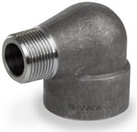 Forgé Low 3000 # /6000 #   Raccord de tuyauterie coudé à 90 degrés 45° en acier au carbone A105, soudable, NPT, résistant à la corrosion, 2 pouces DN50 ANSI B16.11