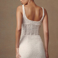 Top Corset Bustier de Luxe Haut de Gamme, en Gros, OEM/ODM, Brodé de Dentelle, Col en V, Bretelles Fines, Perles, Ceinture