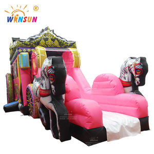 Adults Kids Playground Themed Blow Up Slide Commercial Attractive Blow Up Slide PVC Inflatable Dry Slide - Product Image 1