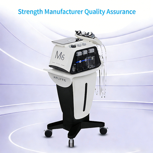 Máquina de Cuidado Facial M6 de 6 Manijas para Uso en Salón, Limpieza Profunda, Rejuvenecimiento, Lifting, Mesoterapia sin Agujas, Dispositivo Hidrofacial - Product Image 5