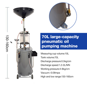 Collecteur <span class=keywords><strong>d</strong></span>'<span class=keywords><strong>huile</strong></span> usagée pneumatique très populaire de 18 gallons, réglable en hauteur, avec <span class=keywords><strong>aspiration</strong></span> et <span class=keywords><strong>d</strong></span>écharge <span class=keywords><strong>d</strong></span>'<span class=keywords><strong>huile</strong></span> moteur par réservoir - Product Image 3
