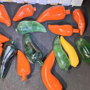 Artesanías de <span class=keywords><strong>Cristal</strong></span> Natural Talladas a Mano: <span class=keywords><strong>Cristal</strong></span> Rojo Pimienta, Jaspe <span class=keywords><strong>Verde</strong></span> Pimienta, Fluorita <span class=keywords><strong>Verde</strong></span> Pimienta en Venta - Product Image 2