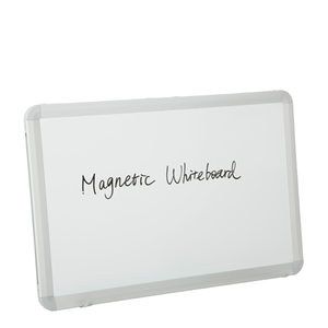 Tableau blanc magnétique moderne en métal à effacement à sec avec cadre en aluminium et crochets mobiles <span class=keywords><strong>pour</strong></span> l'enseignement - Product Image 1