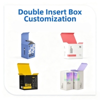 Boîte d'emballage pour vêtements en carton kraft rigide Xiyu, petite série, en forme d'avion, vierge, avec logo, en matériaux recyclés ondulés épaissis, pour cadeaux