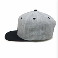 Topi Snapback 5 Panel Topi Bayi Terlaris dengan Logo Tambal Kulit Kustom