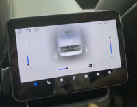 Tulis 8 pouces Android arrière AC Panel Entertainment Display Monitor Player pour Tesla Model 3 X Y S