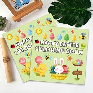 Libro para Colorear de Pascua de 40 Páginas con Diseños Audaces y Sencillos para Adultos, Adolescentes y Niños - Product Image 1